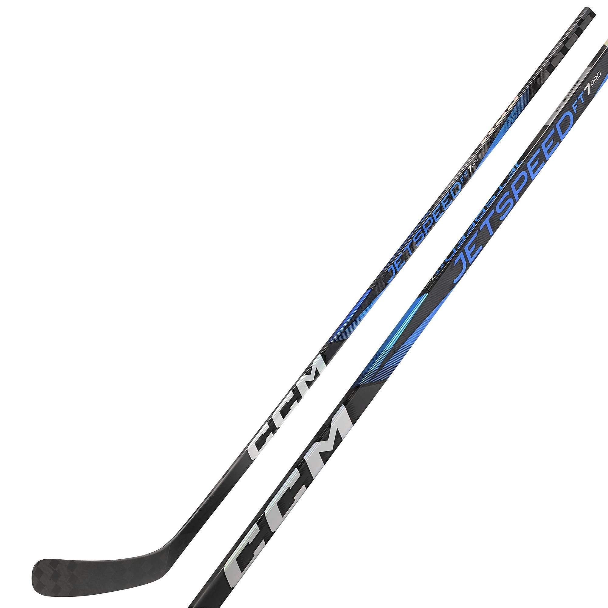 CCM JetSpeed FT7 Pro Blue Intermediate Hockey Stick
