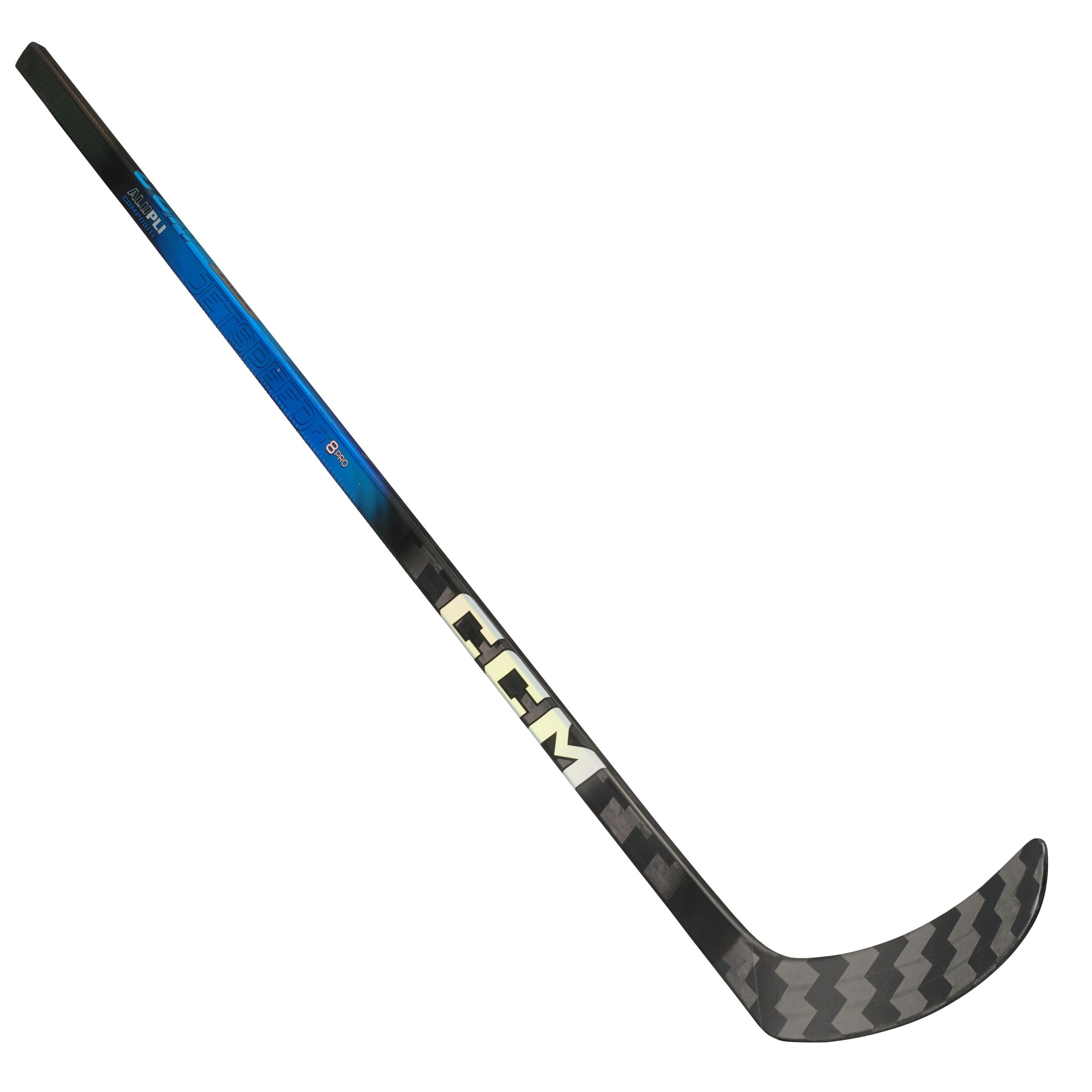 CCM JetSpeed FT8 Pro Blue Intermediate Hockey Stick