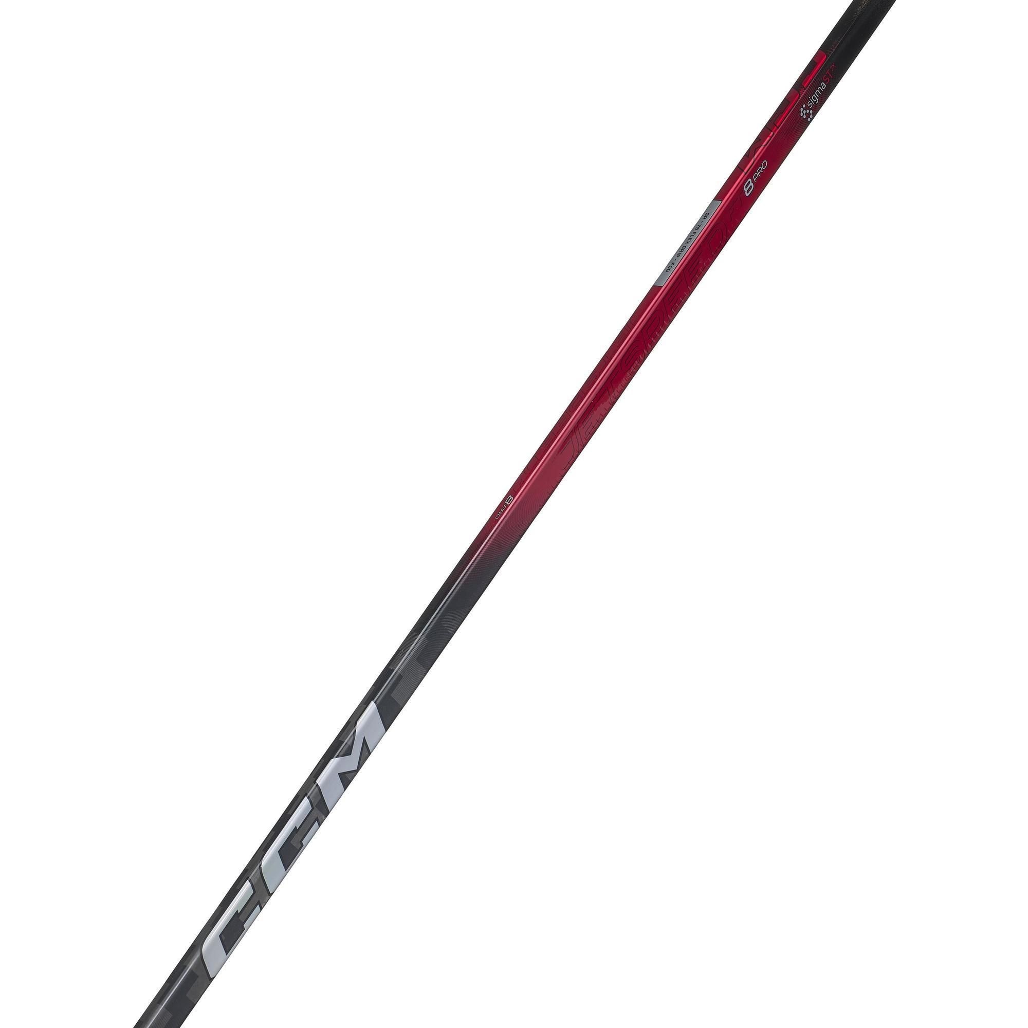 CCM JetSpeed FT8 Pro Red Junior Hockey Stick