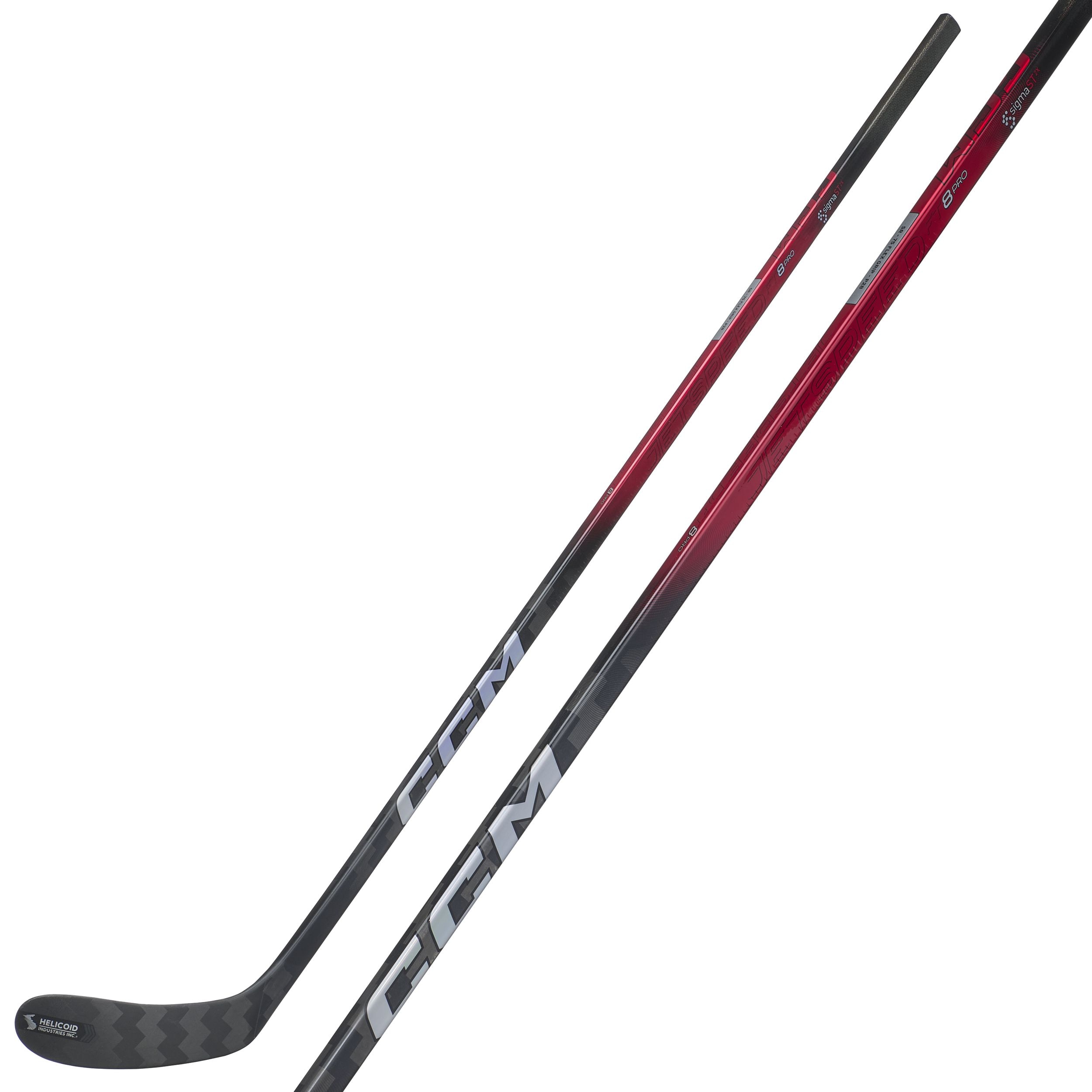 CCM JetSpeed FT8 Pro Red Junior Hockey Stick