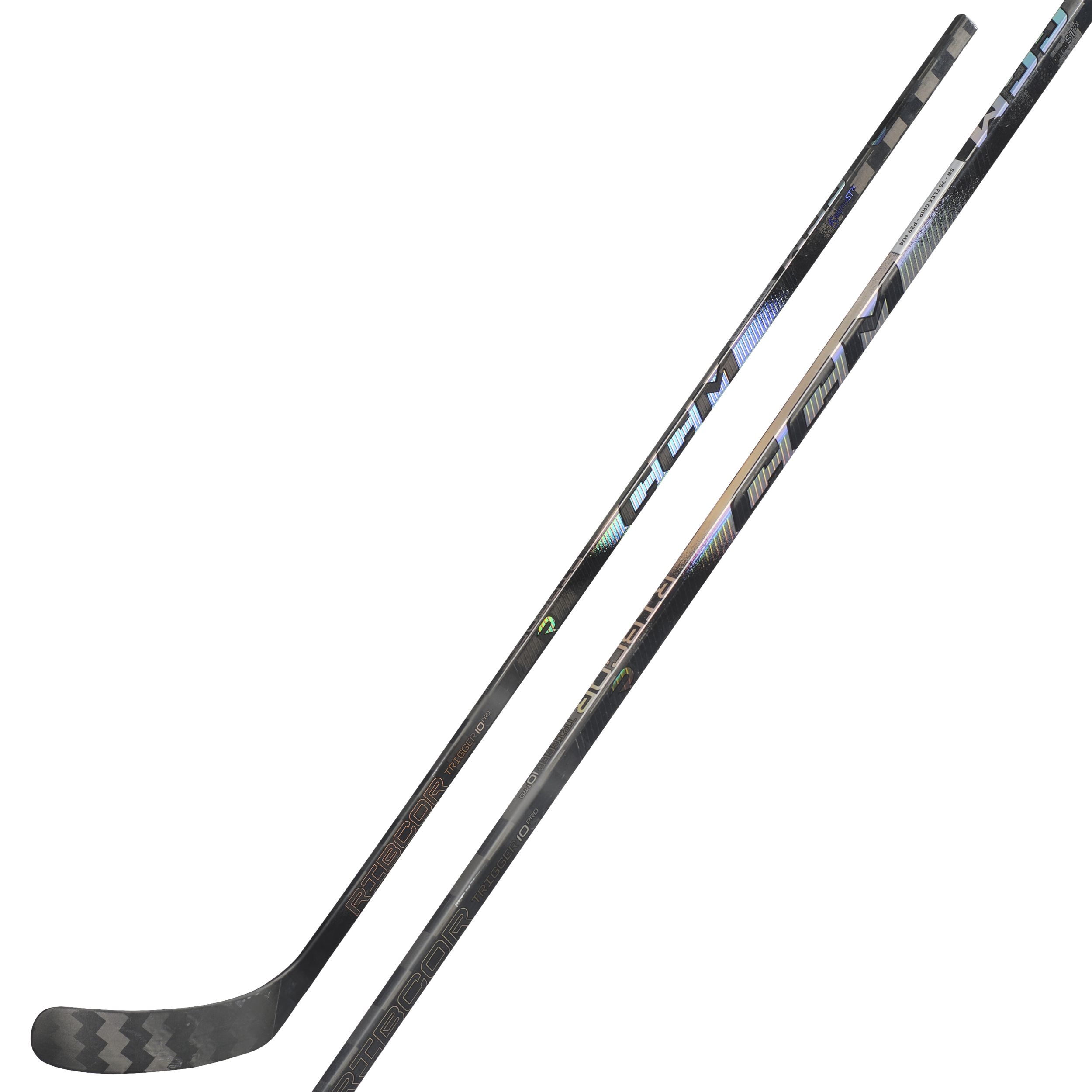 CCM Ribcor Trigger 10 Pro Chrome Junior Hockey Stick