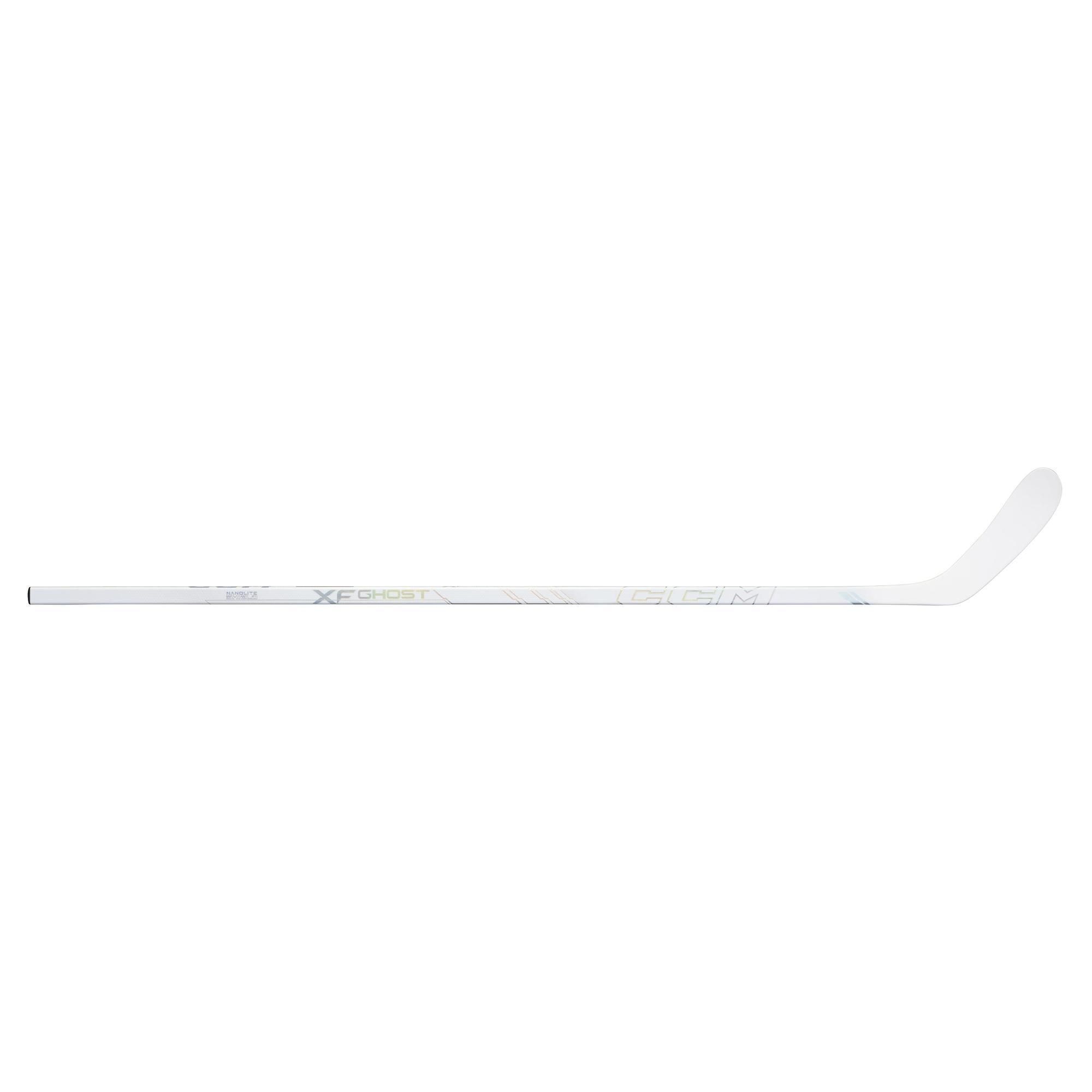 CCM Tacks XF Ghost Junior White Hockey Stick