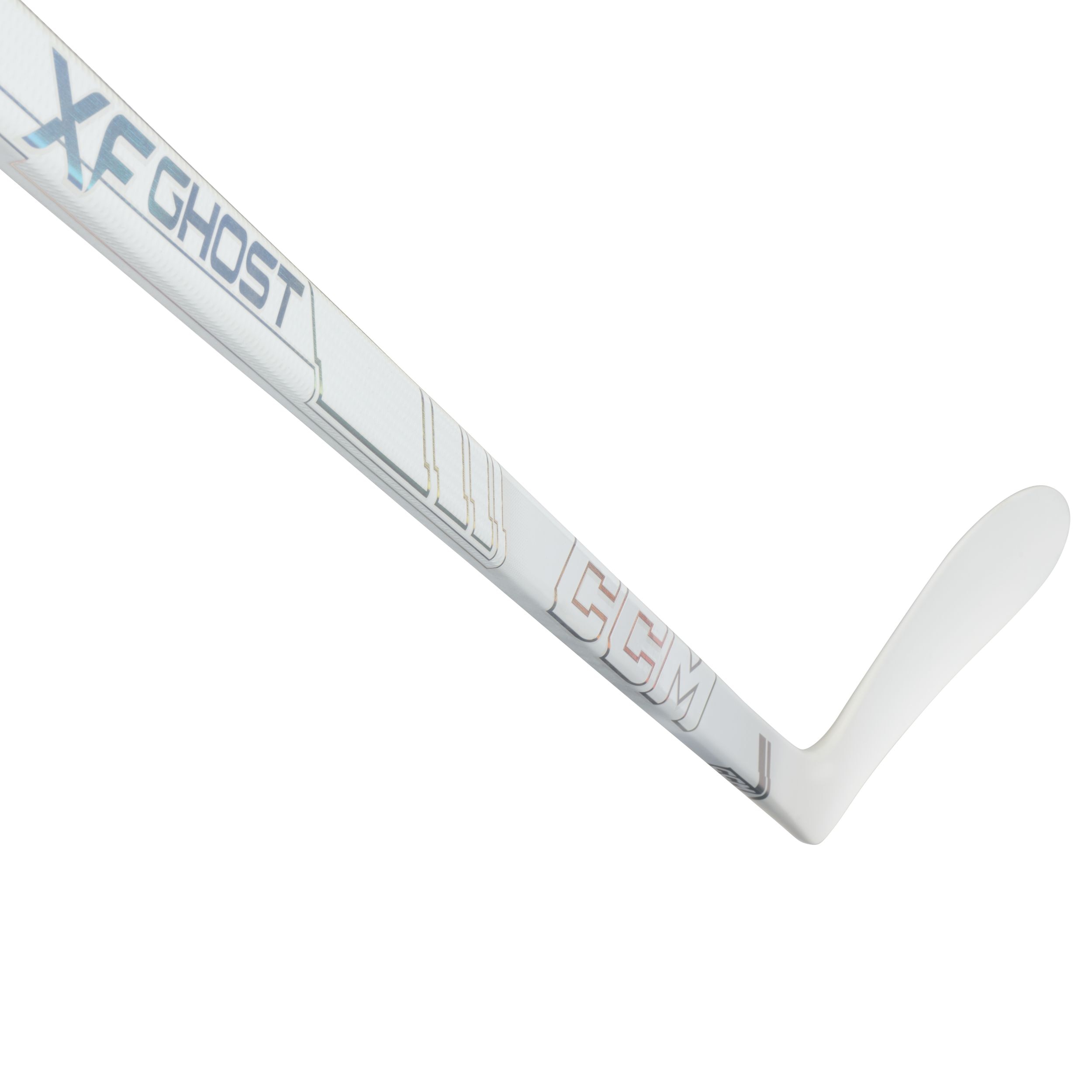 CCM Tacks XF Ghost Junior White Hockey Stick