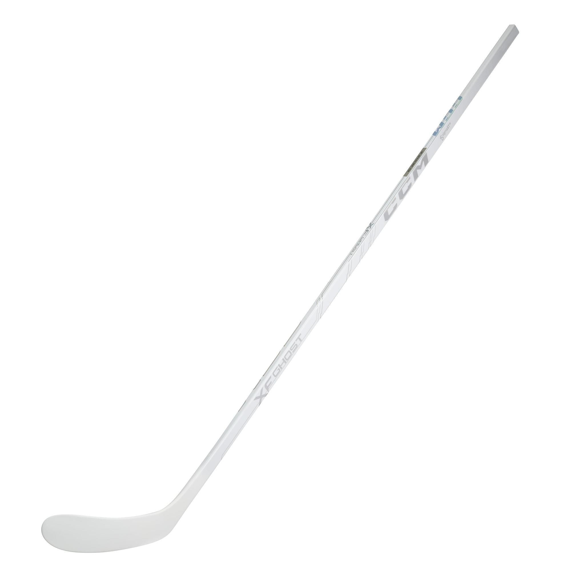 CCM Tacks XF Ghost Youth White Hockey Stick