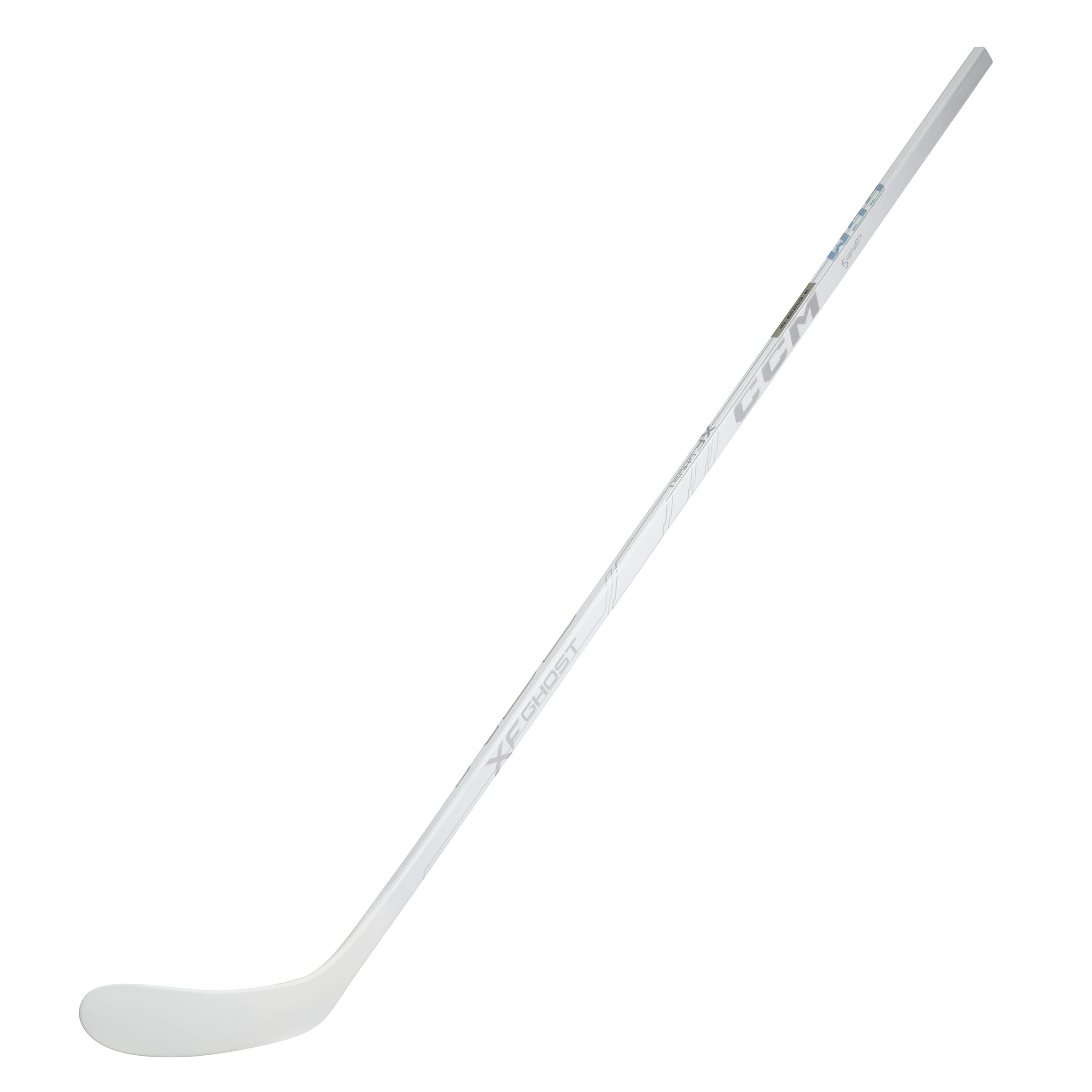 CCM Tacks XF Ghost Intermediate White Hockey Stick