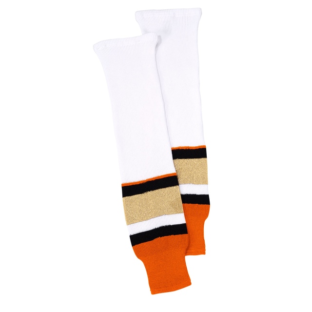 CCM S100PT NHL Knit Socks White (Away Game) Senior 28 Inch