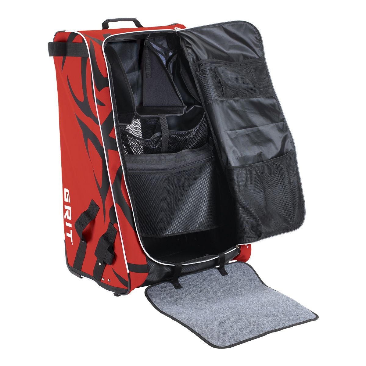 GRIT Senior HTFX Tower Wheels/Carry Hockey Bag, 36"