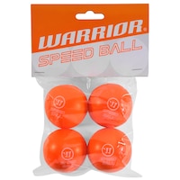 Warrior Mini Hockey Speed Ball 4 Pack Front_Flat