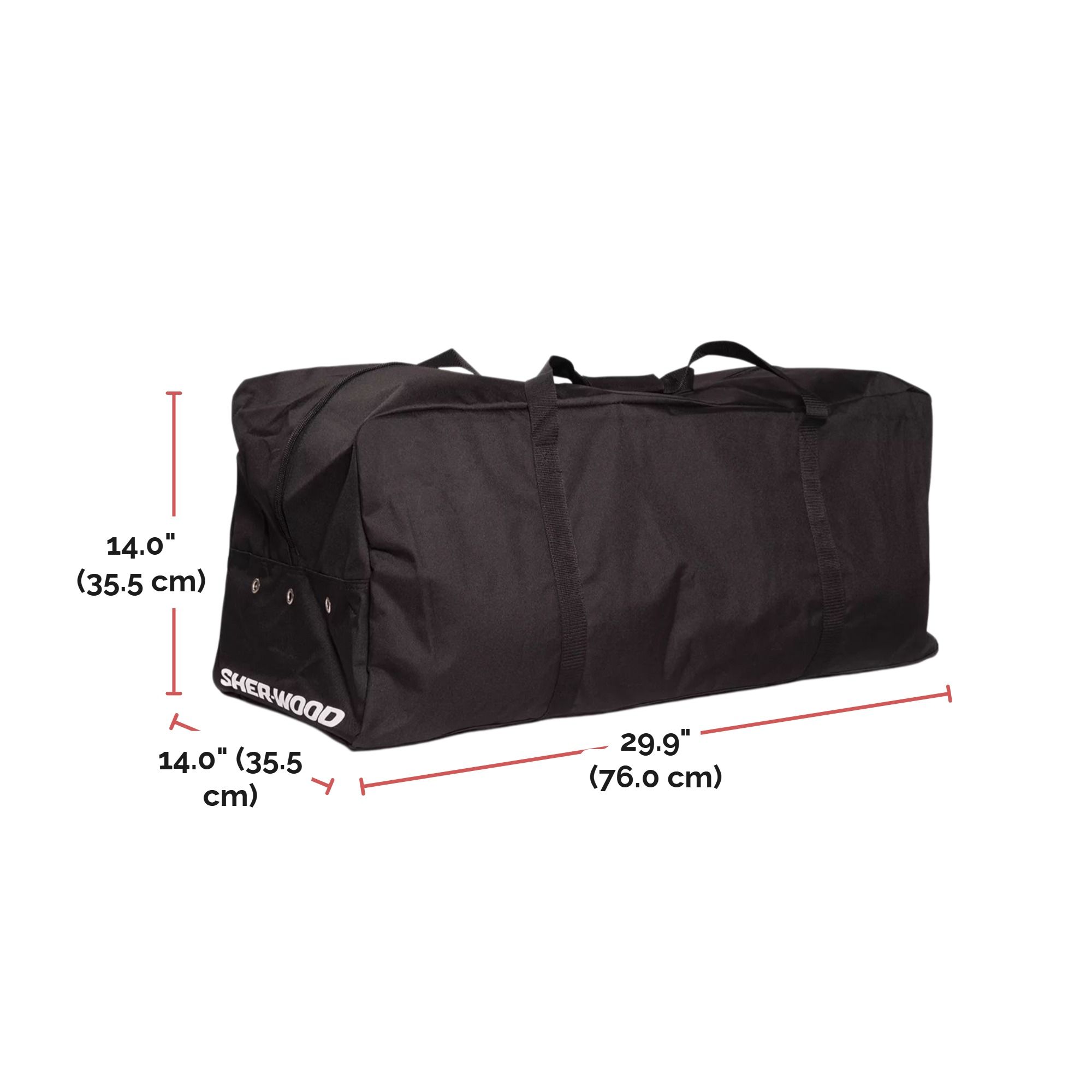 Sherwood Junior Core Carry Hockey Bag, 30” Front_Three_Fourths_Angled_Right