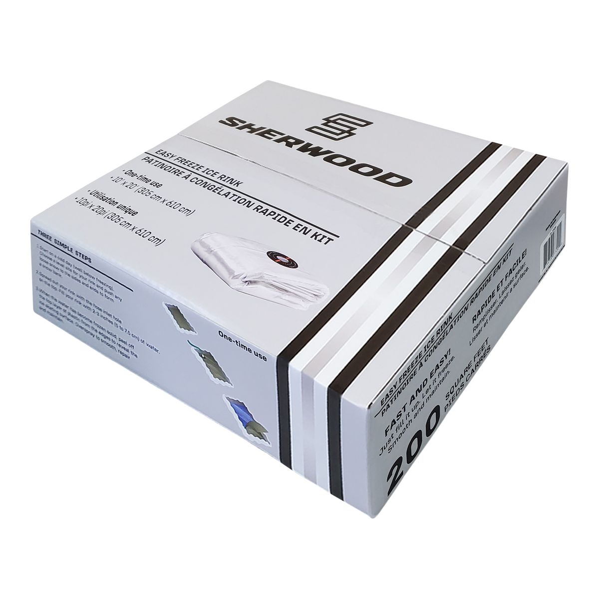 Sherwood Easy Freeze 10'x30' Rink Overhead_Plunge