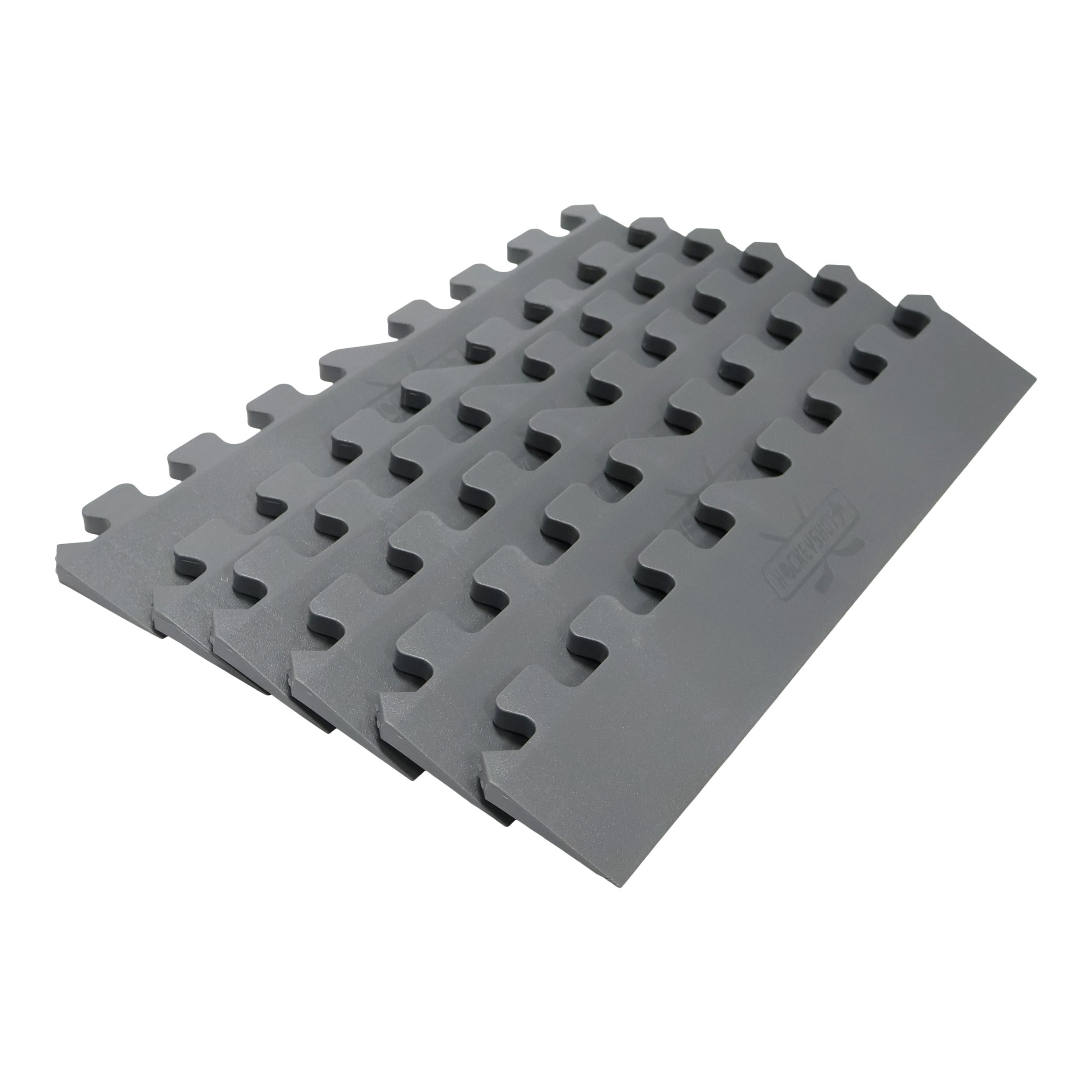 HockeyShot Smooth Edging Tile 6-pk Front_Angled_Right