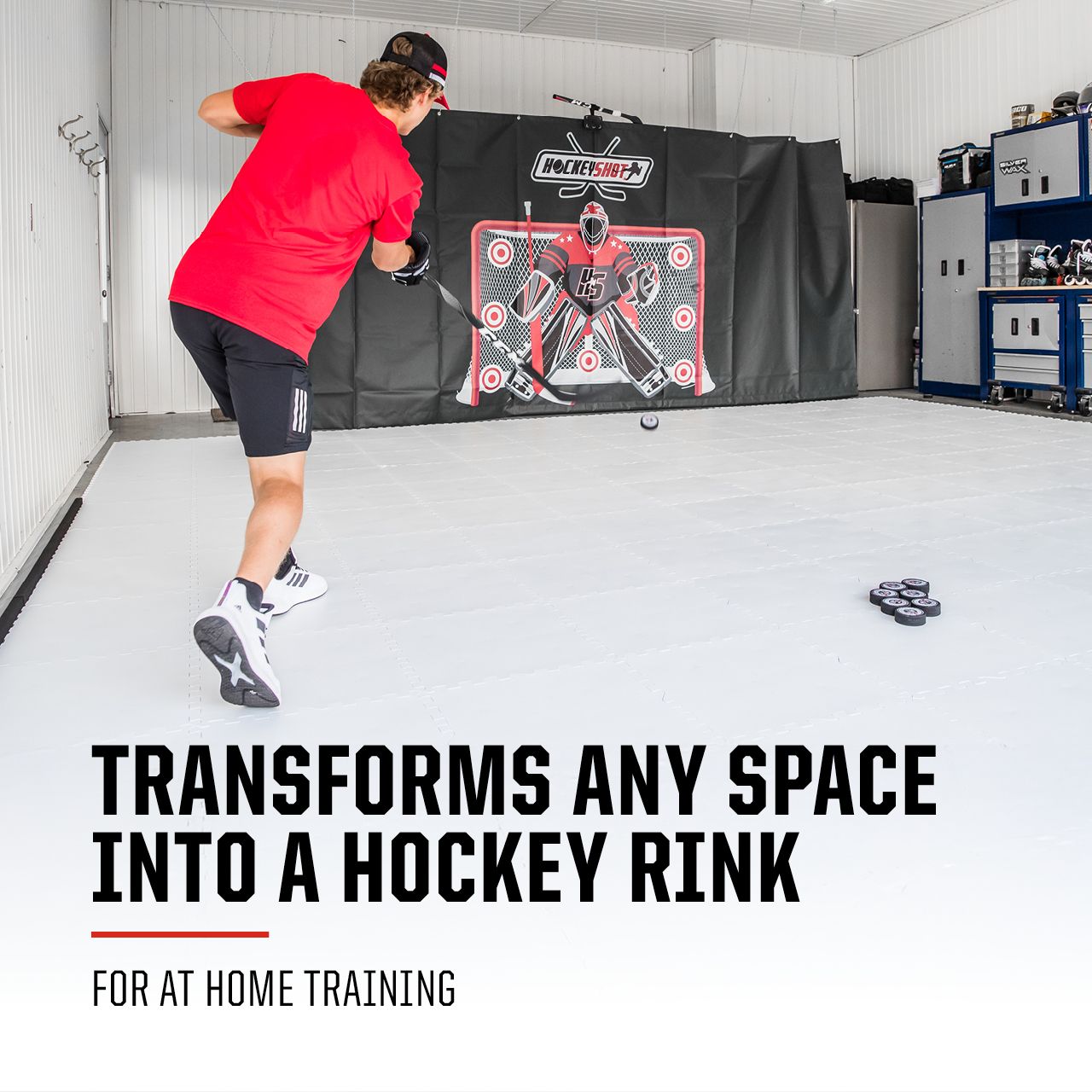HockeyShot Dryland Allstar Tiles - 10 pk Composite_or_Mixed