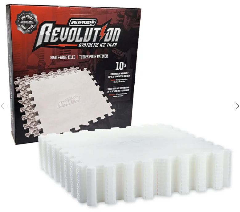 HockeyShot Revolution Skate-Able Tiles - 10 pk Front_Angled_Right