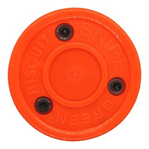 Green Biscuit Snipe Hockey Puck