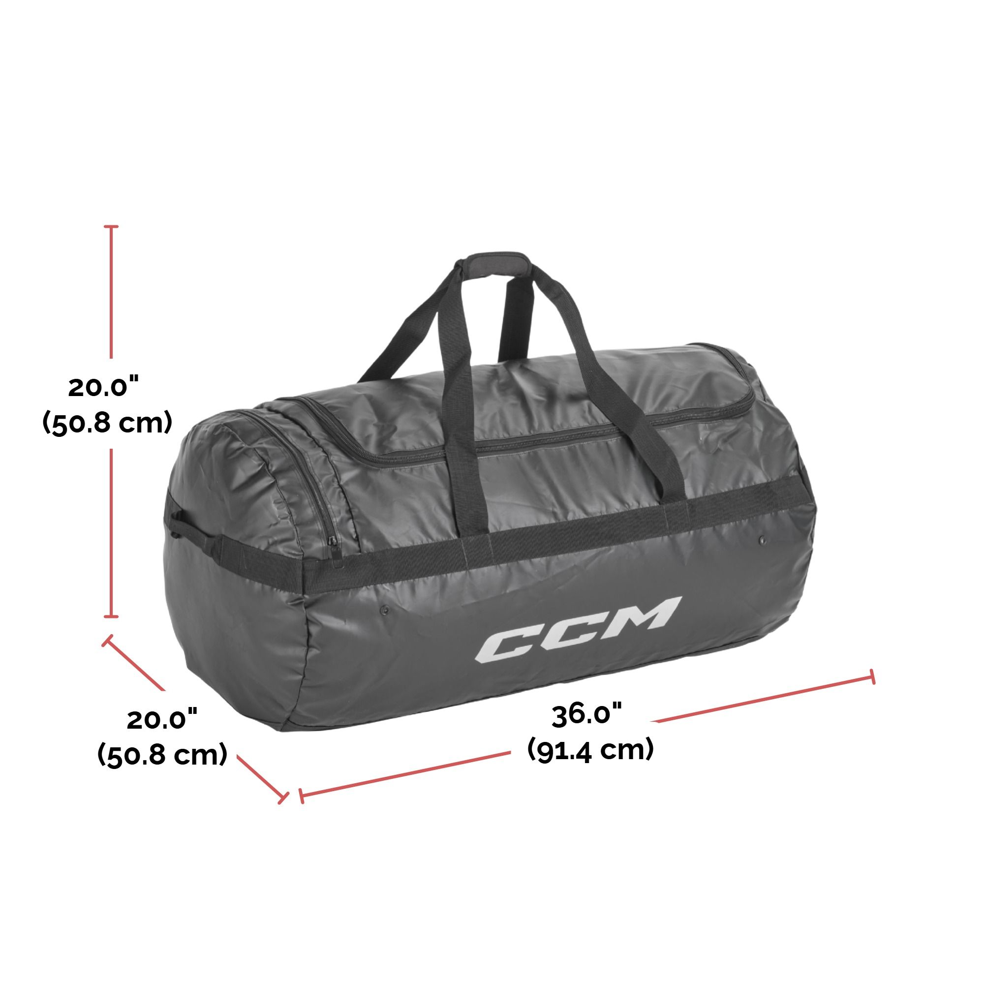 CCM 450 Player 36 Inch Senior Hockey Carry Bag Front_Three_Fourths_Angled_Right