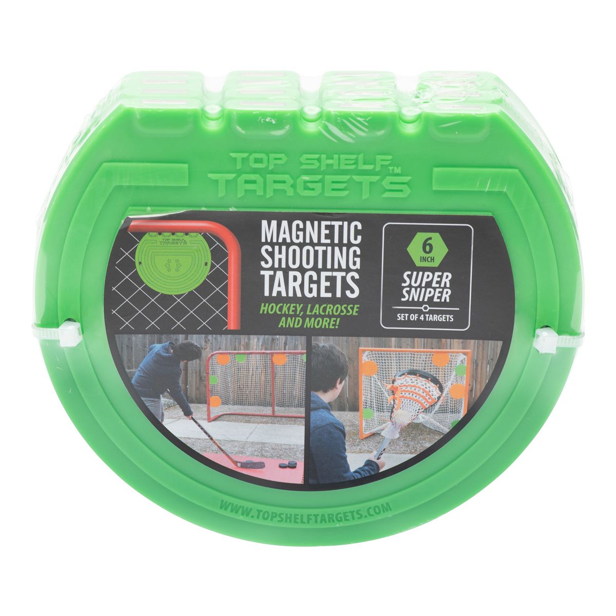 Top Shelf Targets 6 Inch Super Sniper Target - 4 Pack Front_Flat
