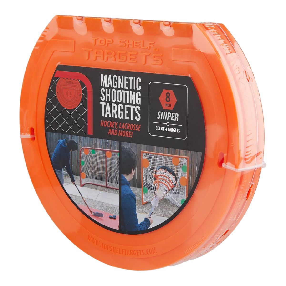 Top Shelf Targets 8 Inch Sniper Target - 4 Pack Front_Angled_Left