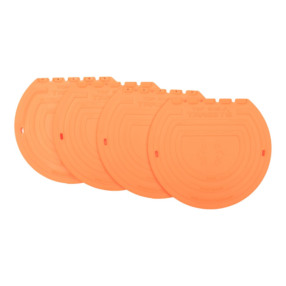 Top Shelf Targets 8 Inch Sniper Target - 4 Pack