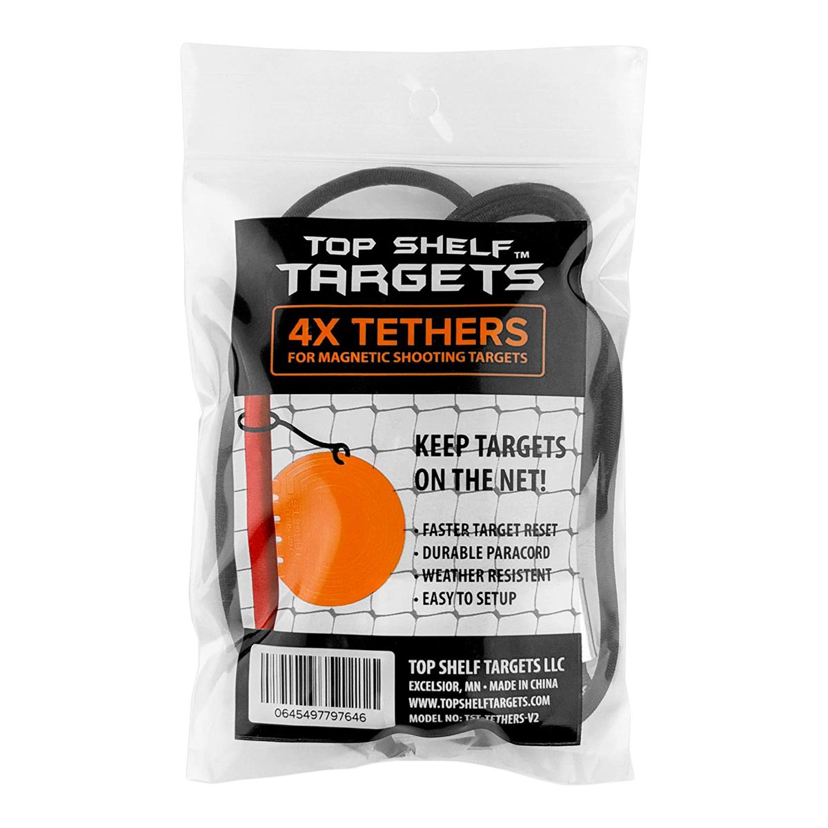 Top Shelf Targets Tethers Front_Flat