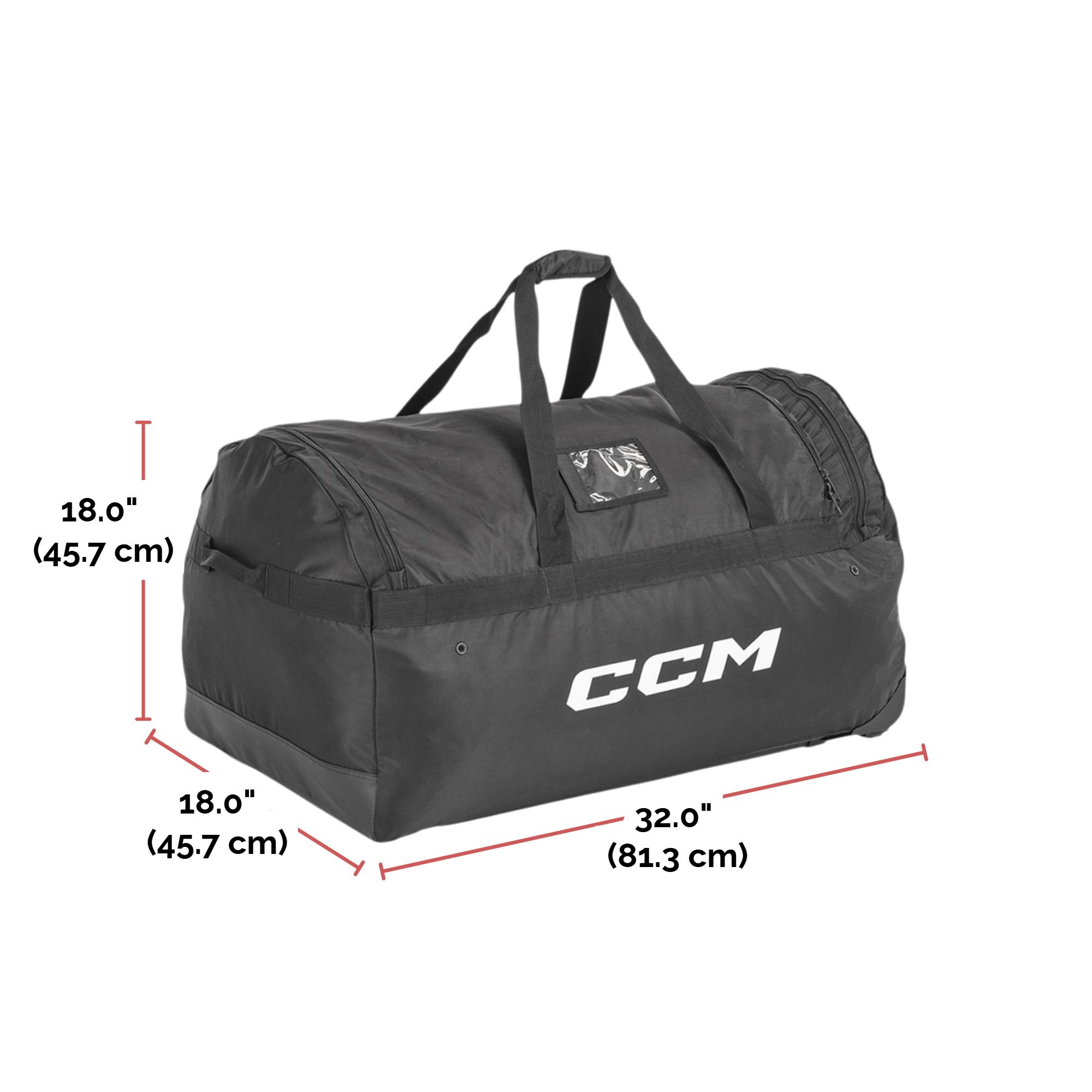 CCM 470 Premium 32 Inch Senior Hockey Wheel Bag Front_Angled_Right