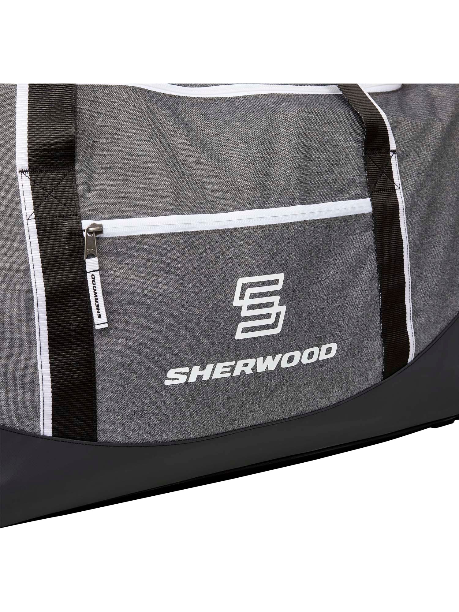 Sherwood Rekker Team Senior Goalie Wheel Bag CloseUp