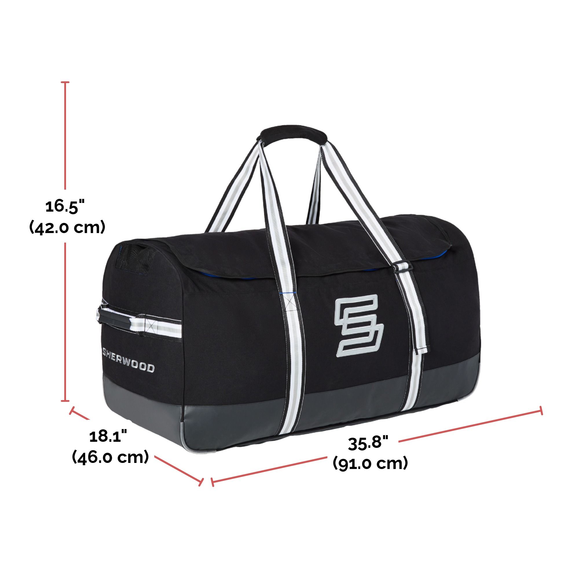 Sherwood Code Senior Hockey Carry Bag Front_Angled_Right