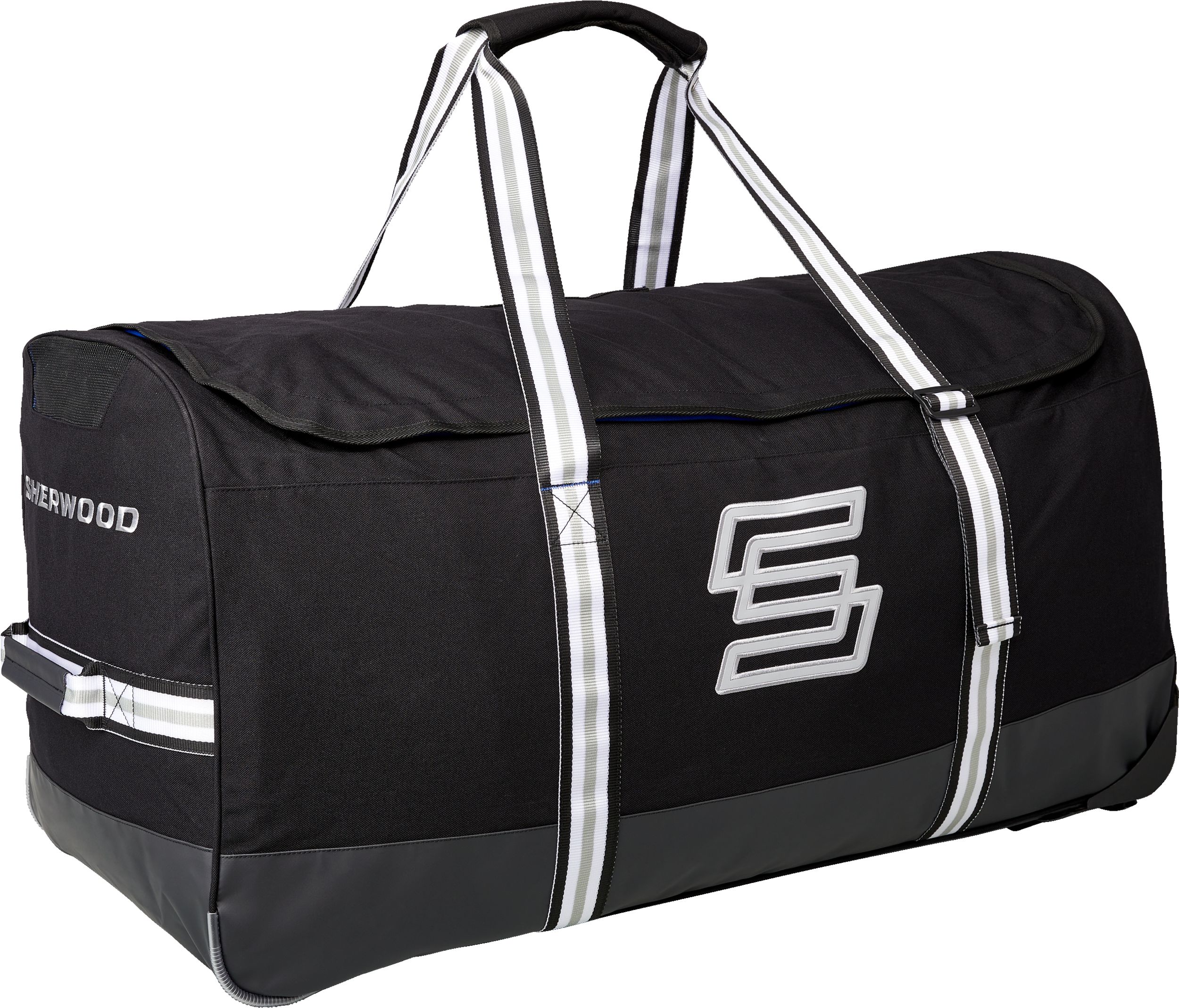 Sherwood Code Senior Hockey Wheel Bag Front_Angled_Right