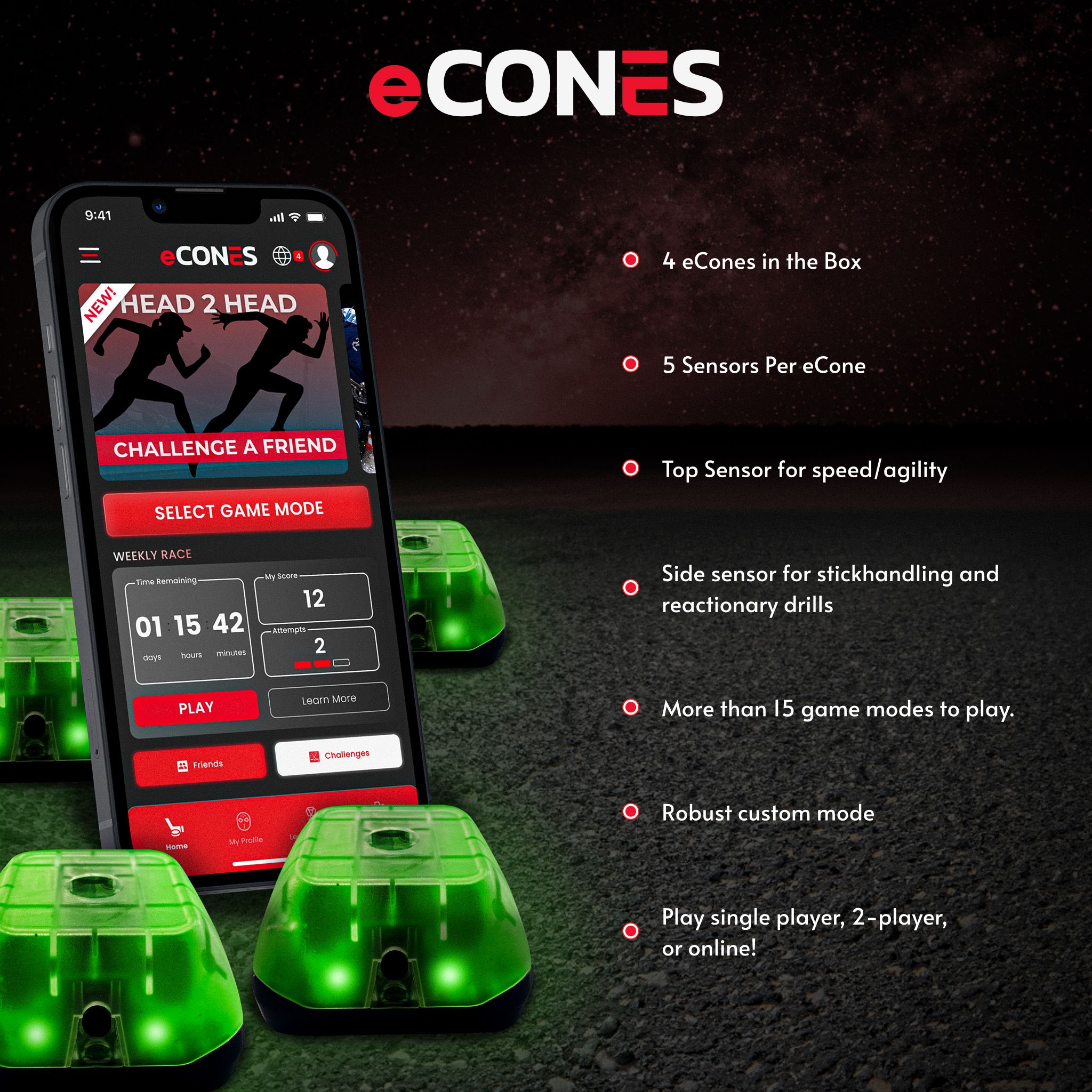 Bolt Sports ECones Training Tool Composite_or_Mixed