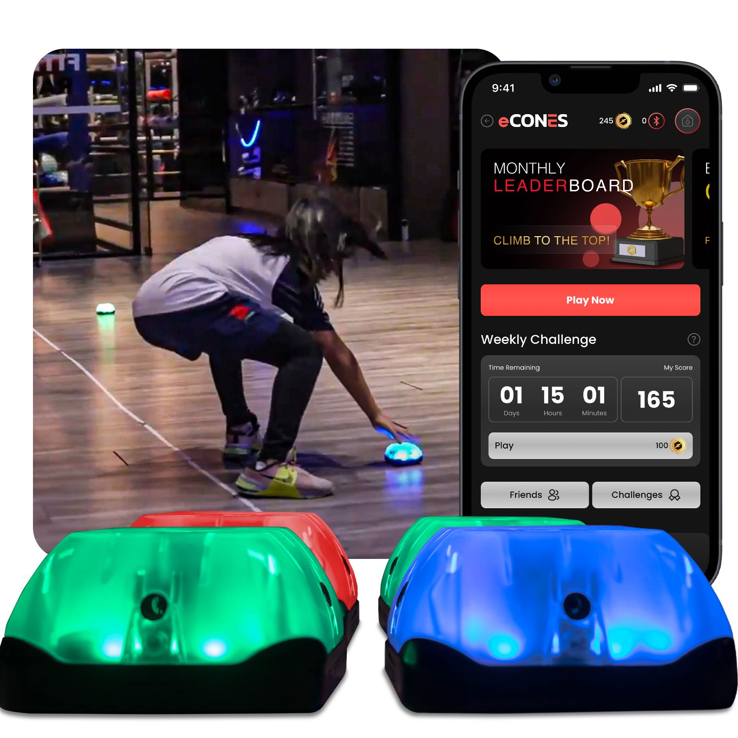 Bolt Sports ECones Training Tool Composite_or_Mixed