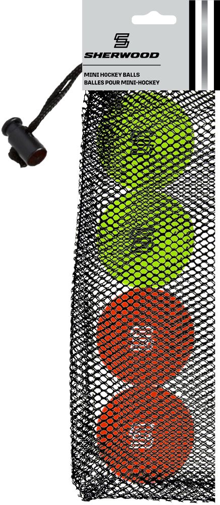 Sherwood Mini Hockey Balls - 4 Pack