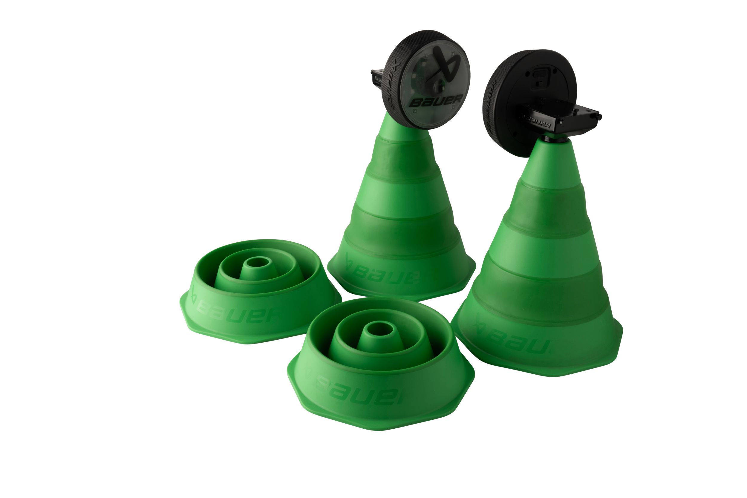 Bauer Collapsible Training Cones - 4 Pack Composite_or_Mixed