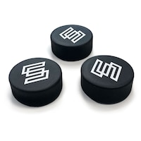 Sherwood Mini Foam Hockey Puck - 3pk Overhead_Plunge
