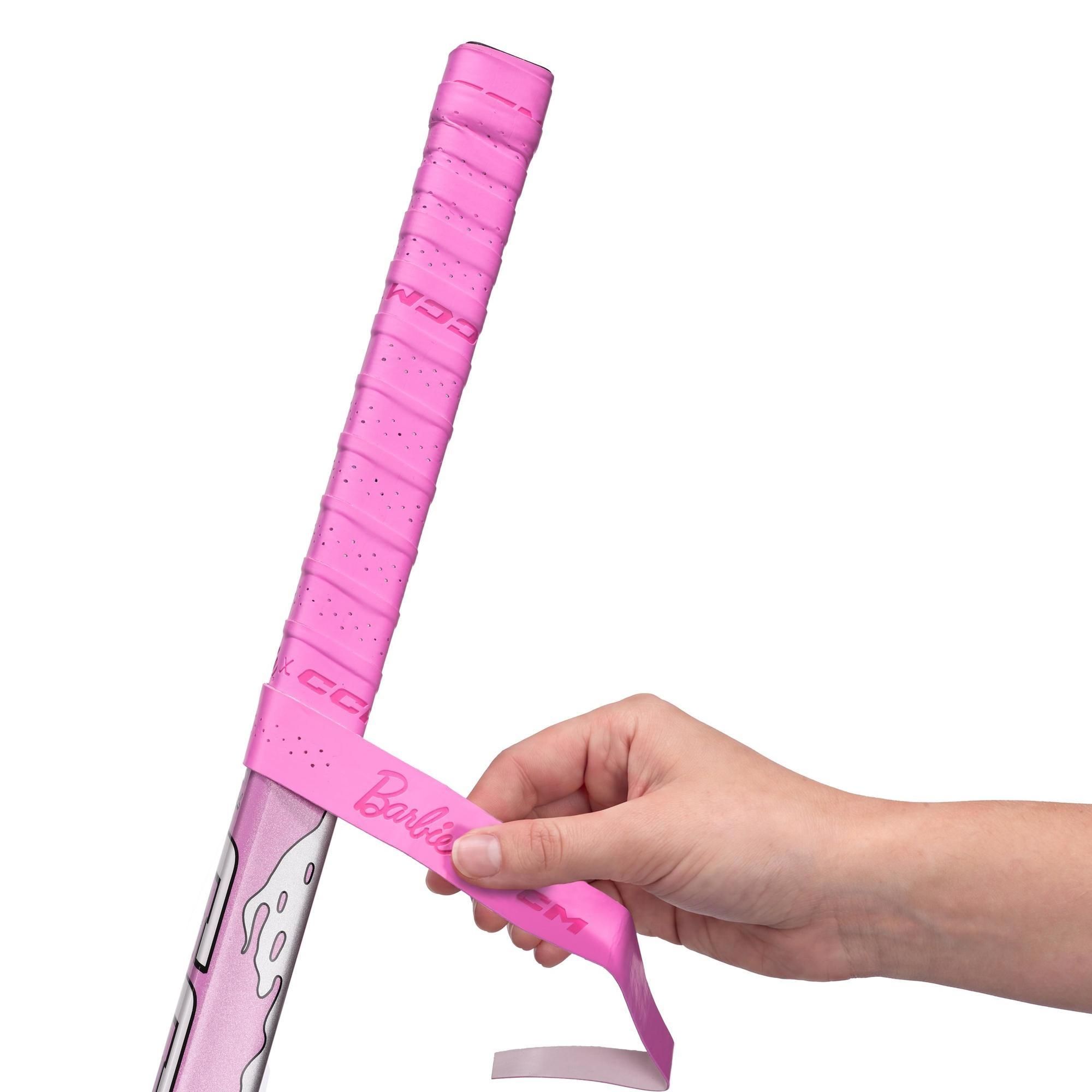 CCM X Barbie Hockey Stick Grip Tape Front_Angled_Right