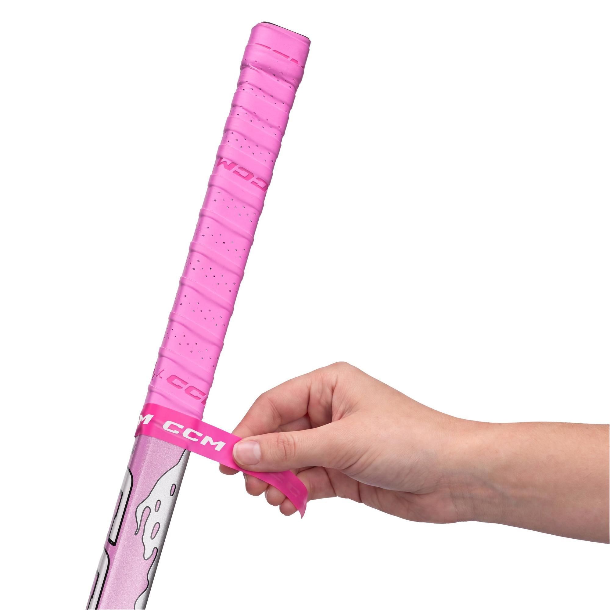 CCM X Barbie Hockey Stick Grip Tape Front_Angled_Right
