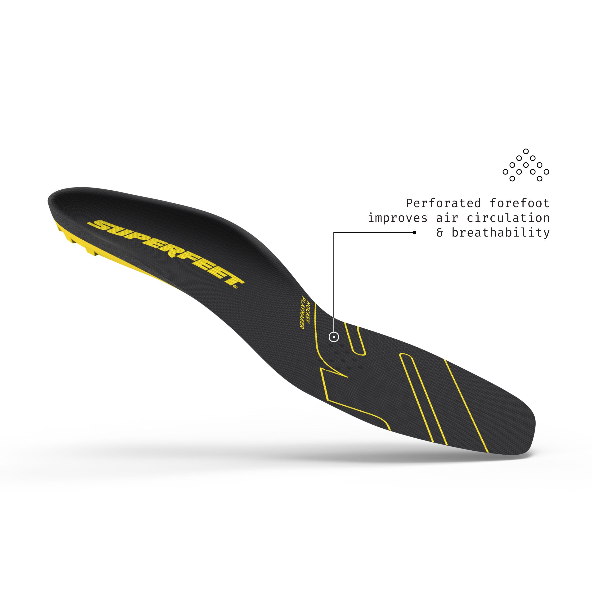 Superfeet Hockey Playmaker Skate Insoles