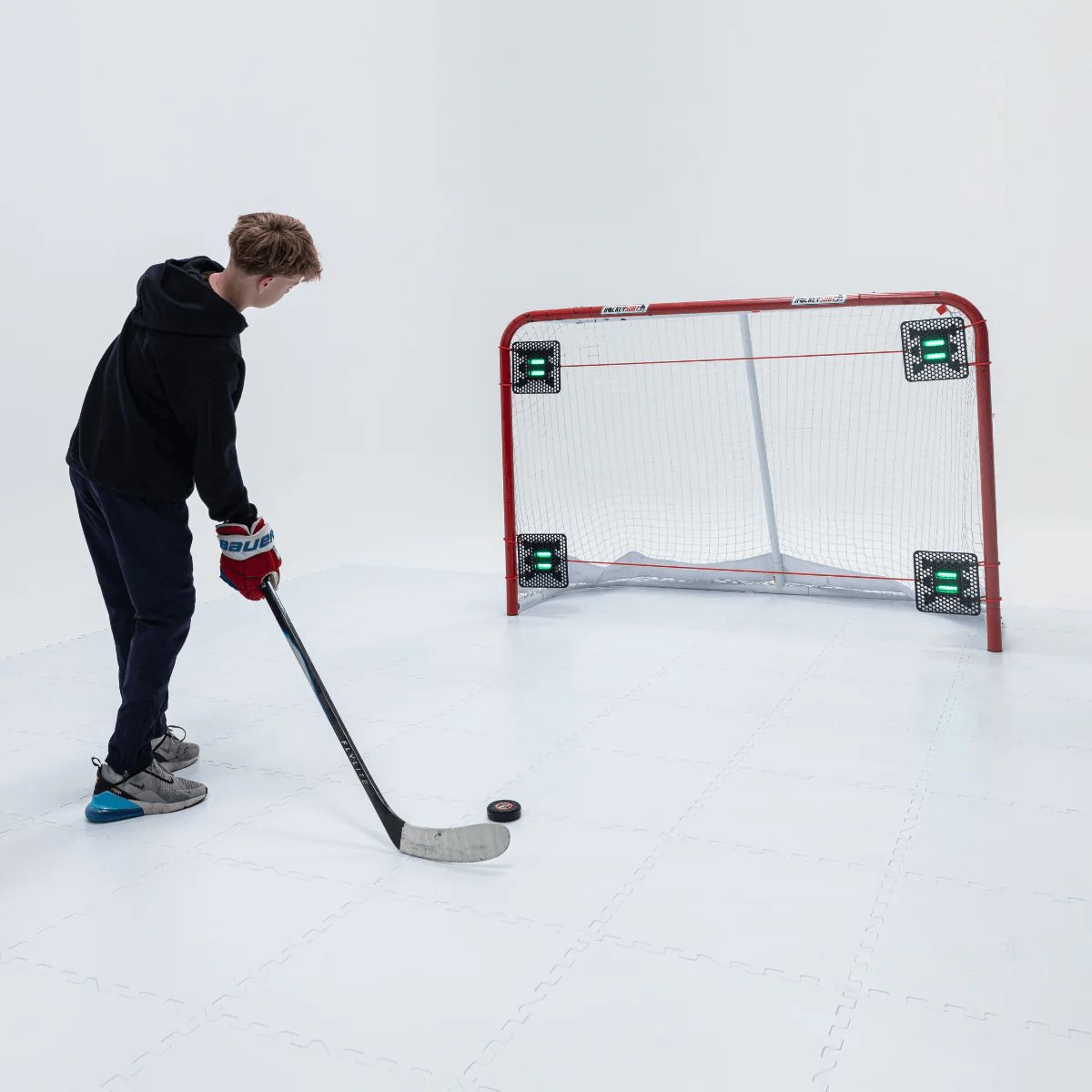 HockeyShot Snipes 3.0 Shooting Targets Front_Angled_Left