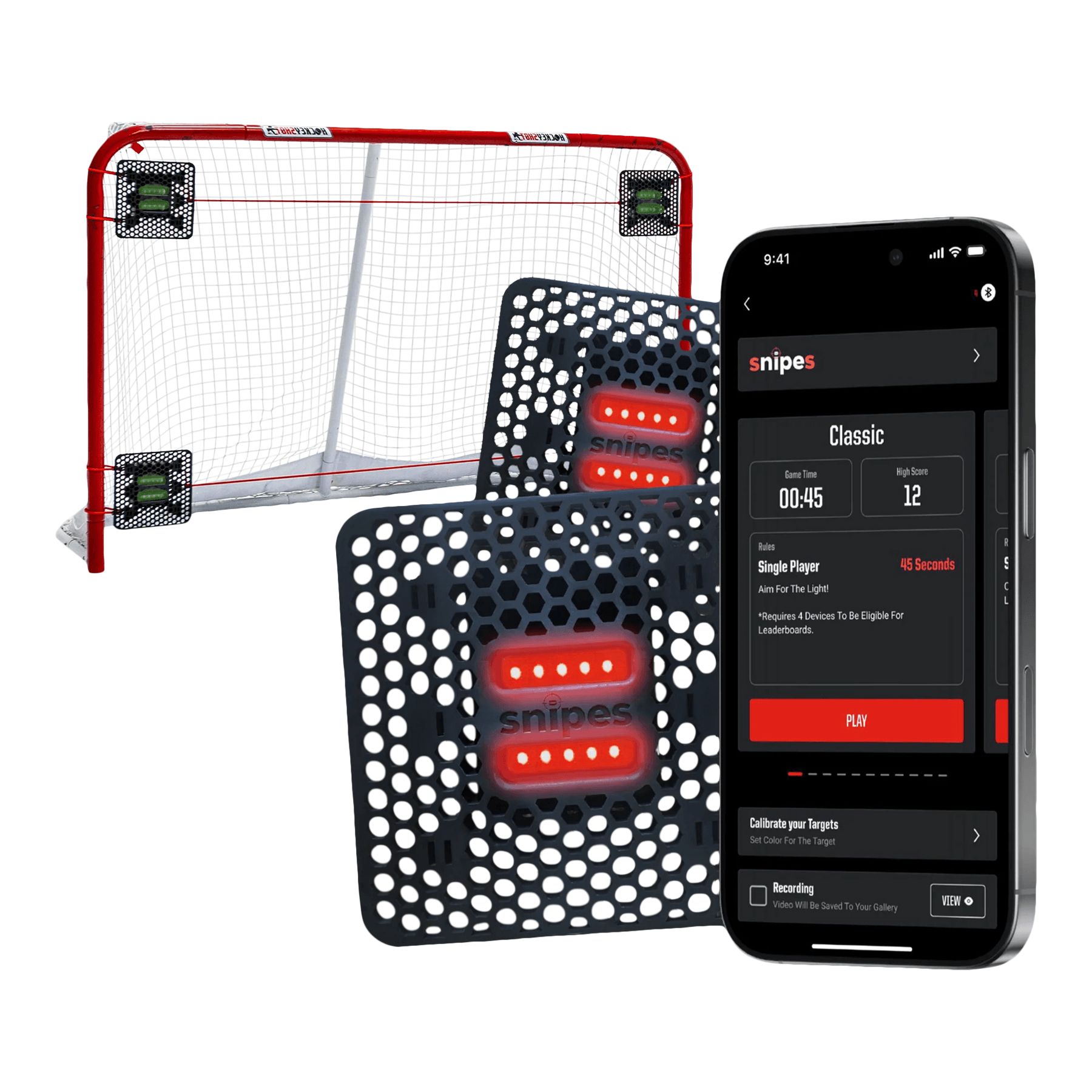 HockeyShot Snipes 3.0 Shooting Targets Composite_or_Mixed