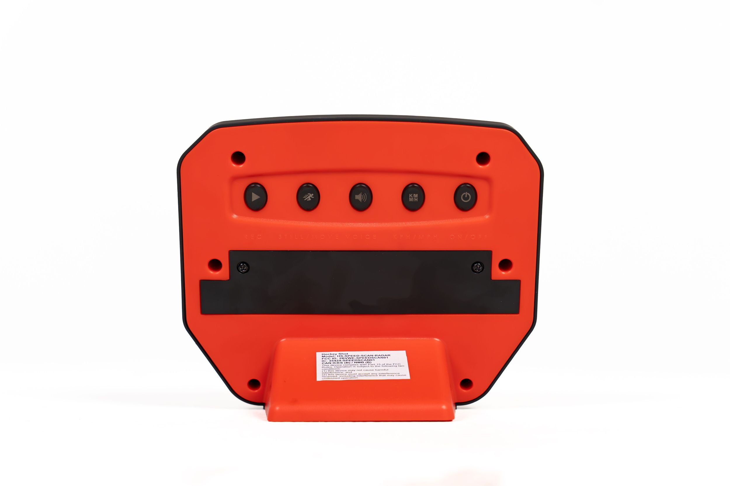 HockeyShot SpeedScan Training Device Back_Flat