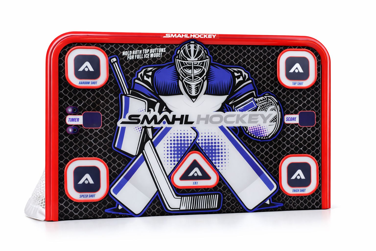 SMAHL Mini Hockey Net System Front_Angled_Right