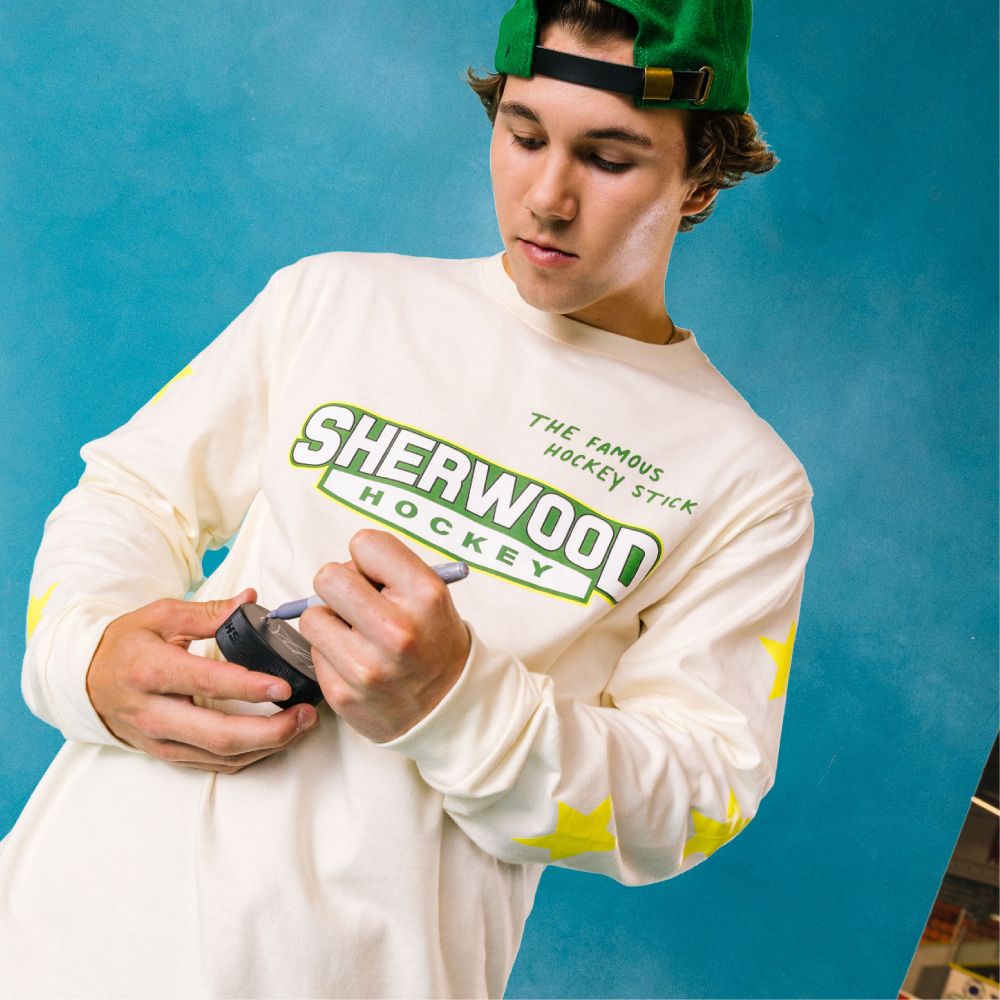 Sherwood Ecru Long Sleeve T-Shirt