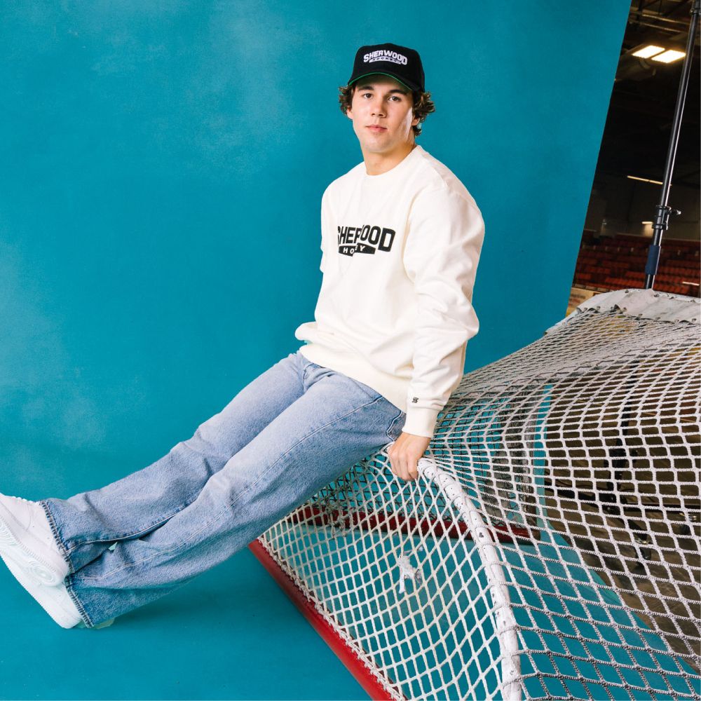 Sherwood Ecru Crew Neck Sweater