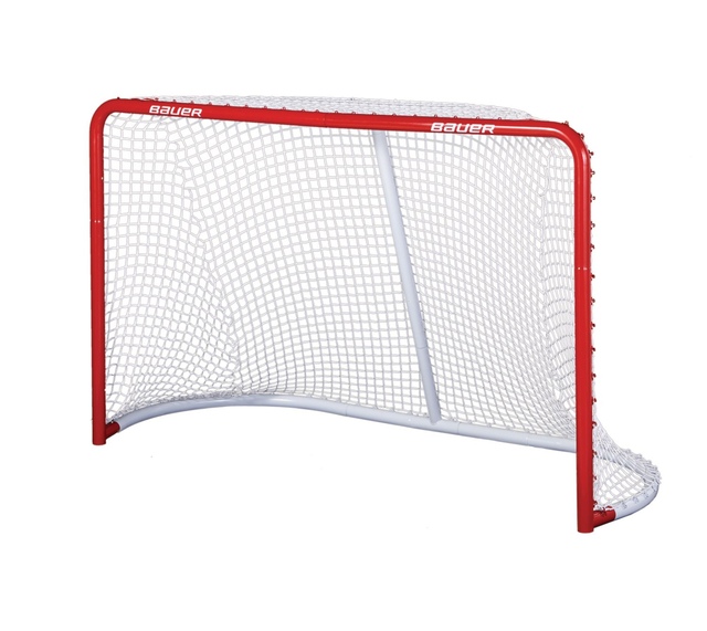 Bauer Official Performance Steel Goal Net Front_Three_Fourths_Angled_Left