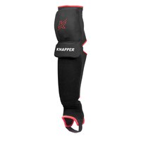 Knapper 555 Senior Hockey Shin Pads Front_Three_Fourths_Angled_Left