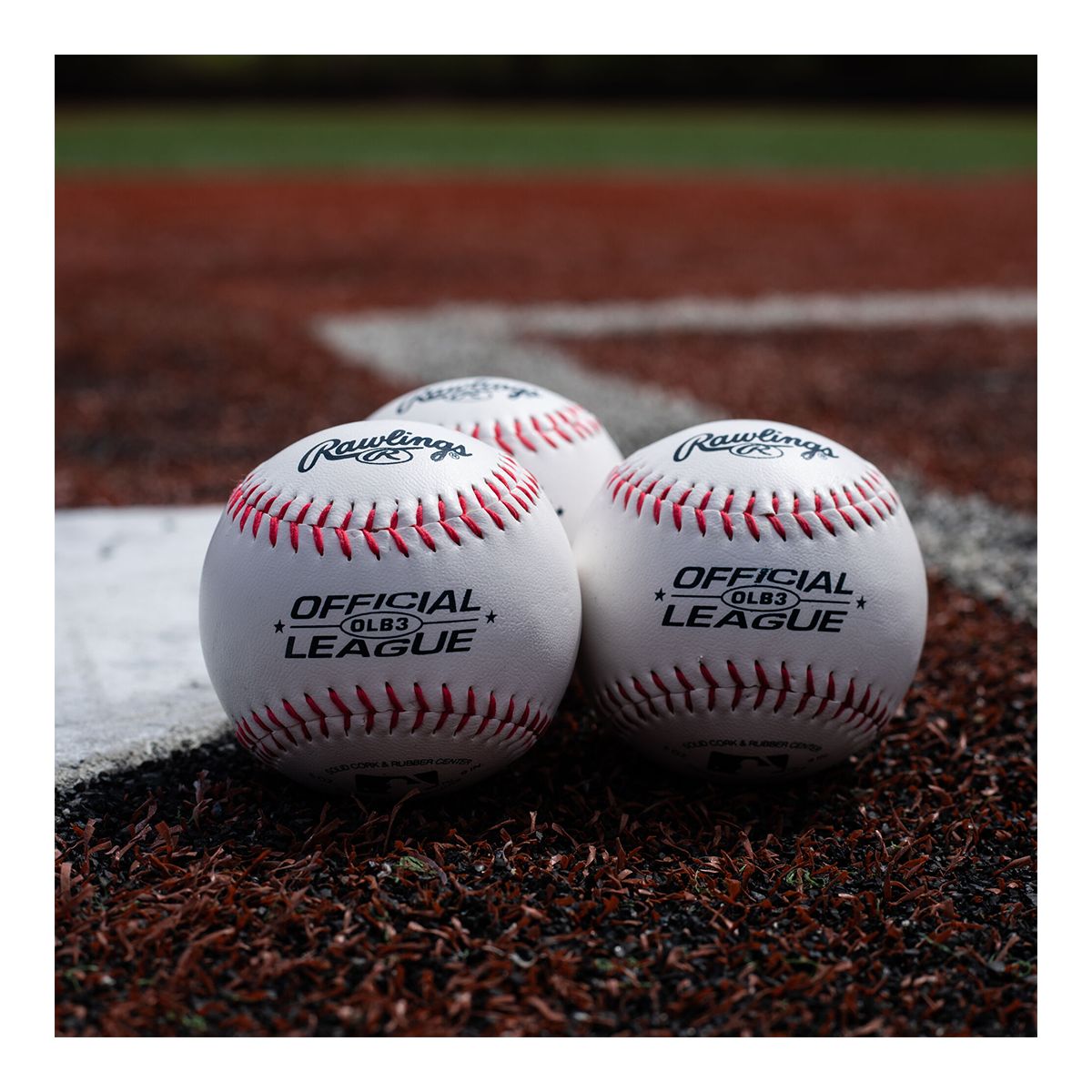 その他 OFFICIAL LEAGUE OLB3 Rawlings OLB3 Official League Recreational Baseball Ball