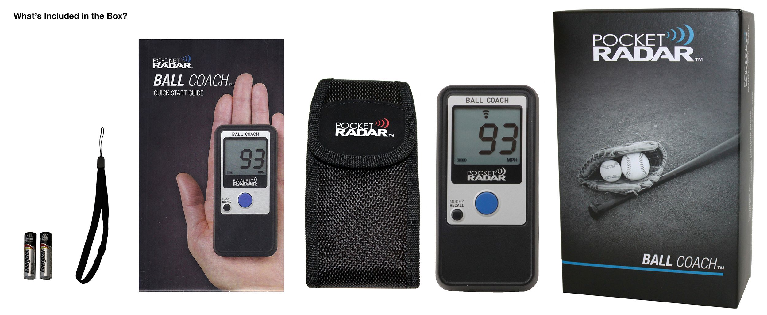 Pocket Radar Ball Coach Radar™ Composite_or_Mixed