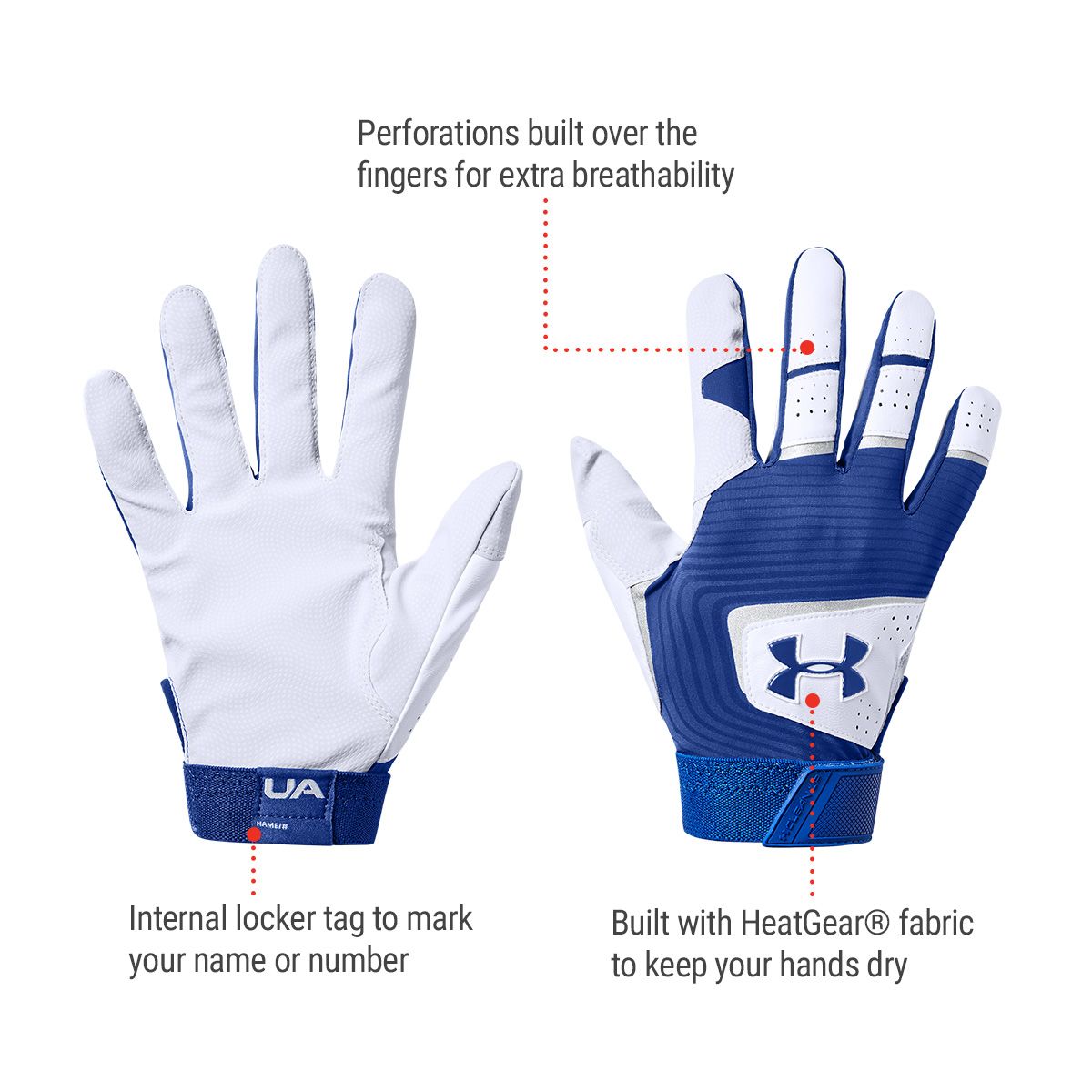Under Armour Clean Up 19 Batting Gloves