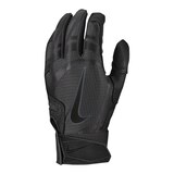 Nike Alpha Huarache Pro Batting Gloves - Black Front_Three_Fourths_Angled_Left