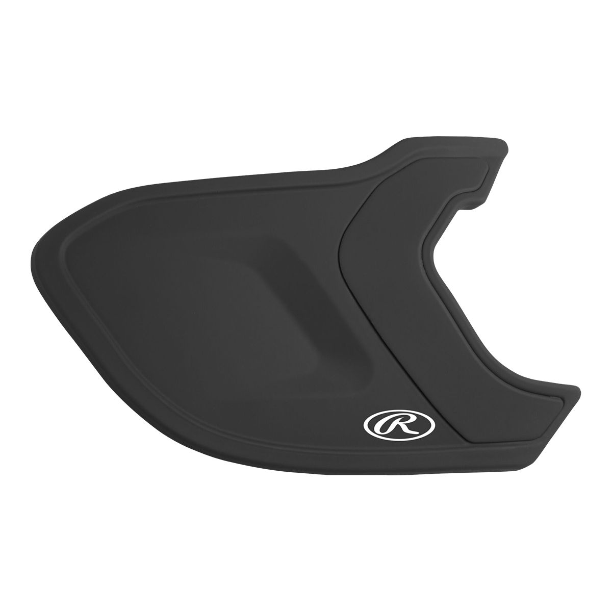 Rawlings Mach Ext Jaw Guard Rhb-Black Front_Flat
