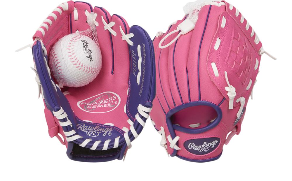 Rawlings Kids Players Series 9" Baseball/Softball Glove With Ball