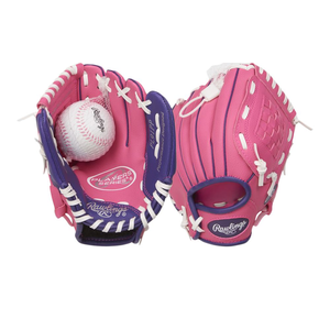 Rawlings Kids Players Series 9" Baseball/Softball Glove With Ball